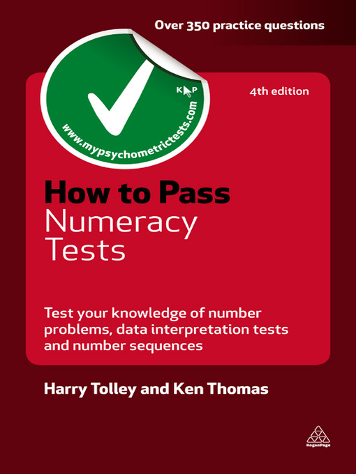 Cover image for How to Pass Numeracy Tests